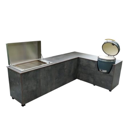 Küchenzeile als L-Form